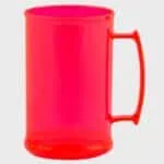 Caneca de Chopp neon vermelha
